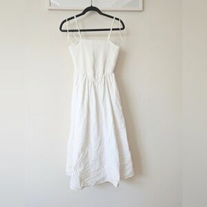‼️NWOT: Japna Cotton White Maxi Dress - S